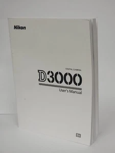 Nikon D3000 Instruction Owners Manual D3000 Book  NEW - Picture 1 of 1