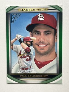 2019 Topps Gallery Green Masterpiece #MP-25 Paul Goldschmidt /250 Cardinals