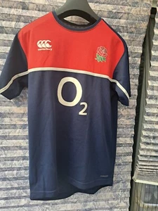 Canterbury England O2 Rugby T-SHIRT (vAPODRI)- Size Medium - Picture 1 of 7
