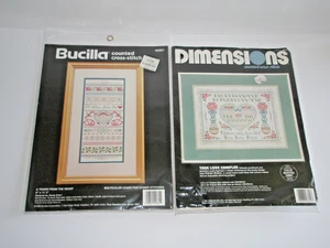 Dimensions Bucilla Counted Cross Stitch True Love 3714 Token From Heart 40881 - Picture 1 of 10