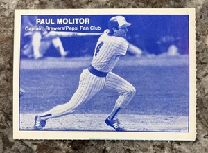 Vintage 1986 Milwaukee Brewers Pepsi Fan Club card. Unmarked And Clean - Picture 1 of 2