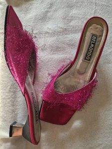 Belmondo Sandaletten pink Glitzer,37 C,silberner Absatz - Bild 1 von 7