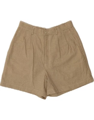DOCKERS Womens High Waist Pegged Chino Shorts US 12 Large W28 Beige Check CA13 - Image 1 of 3