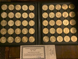 Bandai Sports Stars Sammlermünzen 1990 Master Set 50 Messing BB Münzen COA /8000 - Bild 1 von 7