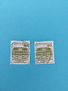 BRD, Burgen&Schlösser, 1140 C/D einzeln, rund gestempelt, 1982, Mi. 1028, 60 Pf. - Bild 1 von 1