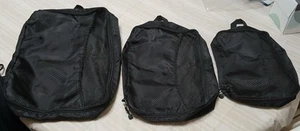 Travel Bag 3pc SET (Black: Vented) - Picture 1 of 10