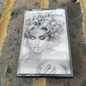 Madonna Bad Girl & Erotica Cassette Single UK 1993 W0154C 5439-18580-4 - Picture 1 of 3