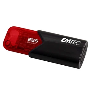 Emtec ECMMDD USB 3.0 (3.2) Click Easy B110 Flash Drive 256 GB External Storage 2 - Picture 1 of 4