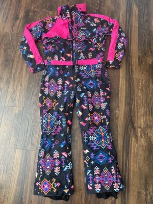 NEW Columbia Snow Suit Wintertrainer Womens Snow Bib Ski Omni-Tech Retro SZ XL - Image 1 of 2