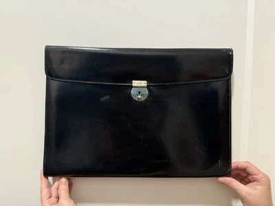 Estuche de transporte de viaje de negocios vintage Gucci para archivos carpetas Foto 1 de 4