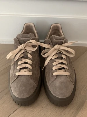 HOGAN Hombre H Rayas Zapatilla Taupe Marrón Gamuza; Nuevo; Talla UK 6 Foto 1 de 4