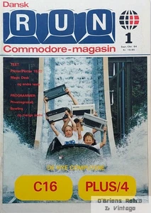 Run - Commodore-magasin - 1984 - Nº 1 - Danés - Imagen 1 de 3