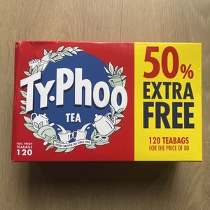 TyPhoo Black Tea British | 120 Teabags FREE Shipping - Picture 1 of 6