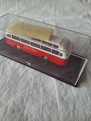 Modellauto 1:87 von Brekina  alter Reisebus "Goldenes Mainz"  MB  im Vitrinen - Bild 1 von 3