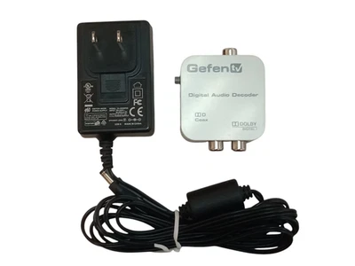 Gefen GTV-DD-2-AA Stereo L/R RCA Dolby Digital 5.1-to-Analog Audio Decoder Works - Image 1 of 4