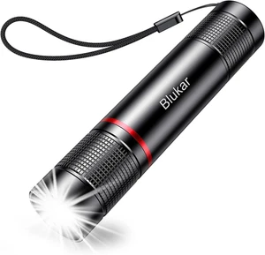 Blukar Linterna LED Recargable, 2000L Super Brillante Con 4 Modos, Linterna Táct - Imagen 1 de 11