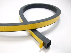 Guarnizione in gomma muschiata profilo guarnizione profilo rettangolare 10x18mm (HxL) - Foto 1 di 1