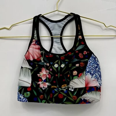 Sujetador deportivo de ciclismo Ostory Top para mujer pequeño hecho en Italia floral colorido Foto 1 de 4