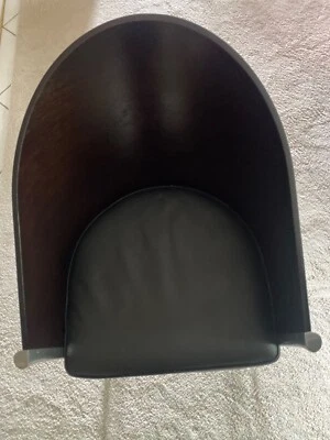 philippe starck stuhl King Costes Original Schwarzes Leder/Stahl - Bild 1 von 4