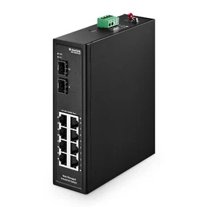 MokerLink 8 Port Gigabit Managed Industrial DIN-Rail Ethernet Switch mit 2 S... - Bild 1 von 7