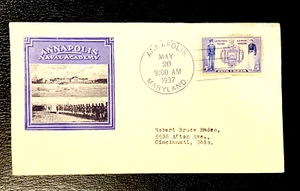 US SC #794 NAVY ISSUE 5 c. NAVAL ACADEMY SEAL IOOR FDC $5.95 Free shipping - Picture 1 of 2