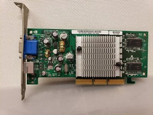 Nvidia Dell 08Y483 P73CR GeForce4 MX 420 64MB AGP Video Graphics Card VGA SVideo - Picture 1 of 3