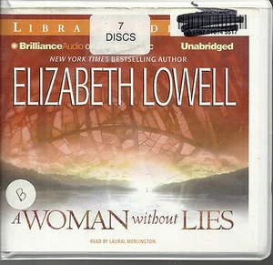 A WOMAN WITHOUT LIES BY LOWELL AUDIO BOOK CD UNABRIDGED 8 HRS + EX-LIBRARY - Picture 1 of 2