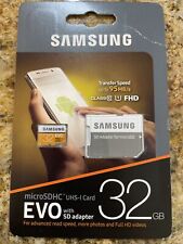 Samsung EVO 32GB Micro SD HC Memory Card UHS-I Class 10 U1 95MB/s & SD Adapter
