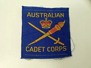 AUSTRALIAN CADET CORPS. CLOTH ARM PATCH.  - Picture 1 of 1