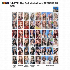 StayC The 3rd Mini Album TEENFRESH POB Photocard Dear My Muse Weverse Shop KPOP