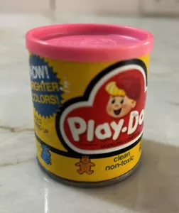 Vintage 1981 Play-Doh Sammlerstück (nur Display) Dose rosa - Bild 1 von 7