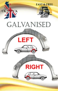FOR VW GOLF JETTA II 2 MK2 83-92 5D REAR WHEEL ARCH REPAIR RUST BODY PANEL PAIR - Picture 1 of 10