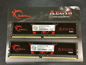 G.Skill Aegis 16GB (2x8) DDR4 RAM F4-2400C17D-16GIS - Picture 1 of 1