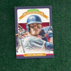 CODY BELLINGER - 2020 DONRUSS - DIAMOND KINGS - CARD # 3 - DODGERS - CUBS - MLB