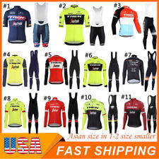 Team Cycling Jersey Set For Men Long/Short Sleeve Bicycle Racing Biking Bib Kits