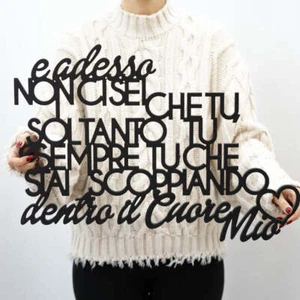 Scritta in Legno E adesso non ci sei che tu - Foto 1 di 23