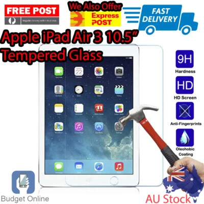Apple 2019 iPad Air 3 10.5" Tempered Glass Screen Protector Scratch Resistant - Image 1 of 4