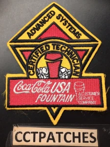 COCA-COLA USA FOUNTAIN CERTIFIED TECHNICIAN ADVANCED SYSTEMS PATCH - Picture 1 of 2