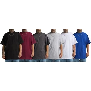 3 Pack Shaka Wear Men's Max Heavyweight Short Sleeve Crew Neck T-Shirt - Picture 1 of 111