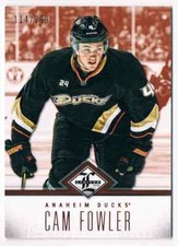 2012-13 LEAF LIMITED CAM FOWLER 114/299 ANAHEIM DUCKS #72