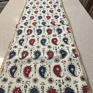 Westside Red , White &Blue Placemat, Napkin & Runner Set Paisley NEW - Picture 1 of 13