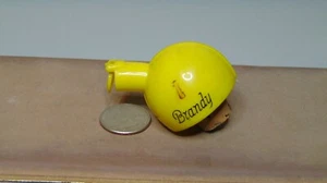 DE COLECCIÓN Nº 1 PLÁSTICO BRANDY LICOR VERTIDOR AMARILLO - Imagen 1 de 7