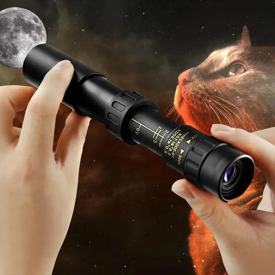 Professional HD Monocular Telescope with 10-300x Zoom, Long Range - Image 1 of 4
