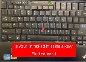 Single Key Cap and Hinge Replacement T400S T520 T510 X220 T420 T410 - Picture 1 of 94