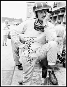 Graham Hill, Autographed, Cotton Canvas Image. Limited Edition (GH-202)x - Imagen 1 de 1