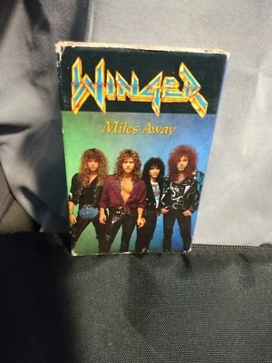 Winger Miles Away USA Cassette Single Tape tested plays VG 190 Foto 1 de 4