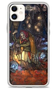 Baba Yaga Phone Case The Hermit Tarot Card for Apple iPhone Slavic Pagan Witch - Picture 1 of 15