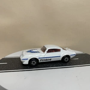 1979 Matchbox Lesney Superfast #16 Pontiac Firebird Coupe White & Blue 1:64 VTG - Picture 1 of 13