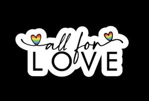 Happy Pride Month Sticker Decal Phone Laptop Bottle Car Stickers Gay Queer LGBTQ - Picture 1 of 1
