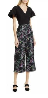Комбинезон Ted Baker Black Darcyy Fortune Culotte размер 4 (США 10) 329 долл. США - Изображение 1 из 4